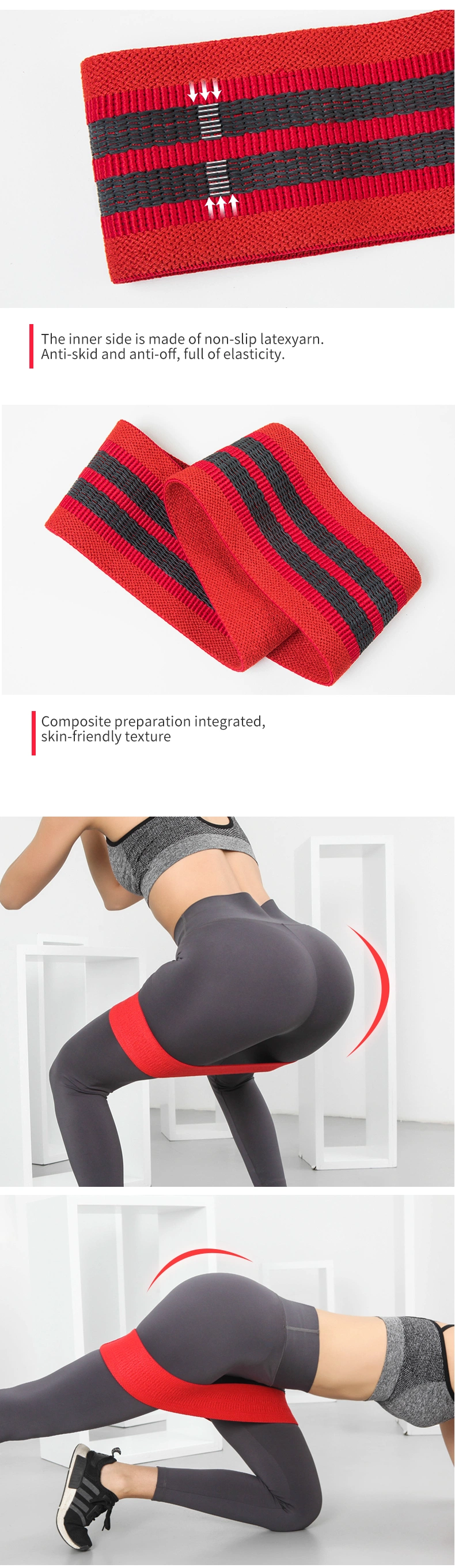 Butt Workout Exercise Resistance Belt Booty Band Set, Adjustable Hip Band