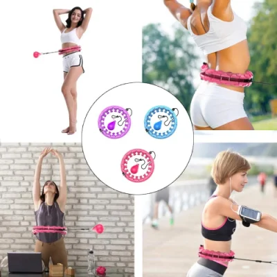 Smart Fitness removível ajustável para perda de peso Hula Hoops com bola de exercício Hula Ring